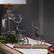 Northlight Reindeer and Calf Metal Christmas Figures - 10.5" - Silver - Set of 2